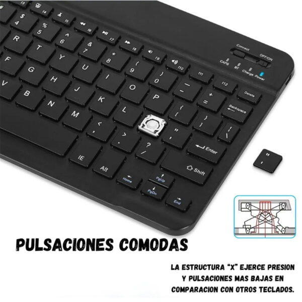 Combo Mouse Teclado AN-030 Negro