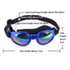 Gafas perro viaje moto proteje luz agua