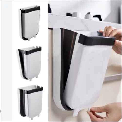 Basurero Plegable para Puertas en Plásti