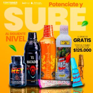 REY CAPSULAS+VITAFER+MERO MACHO+MATADOR+