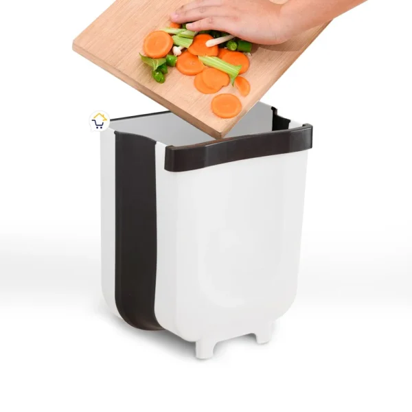 Basurero Plegable para Puertas en Plásti