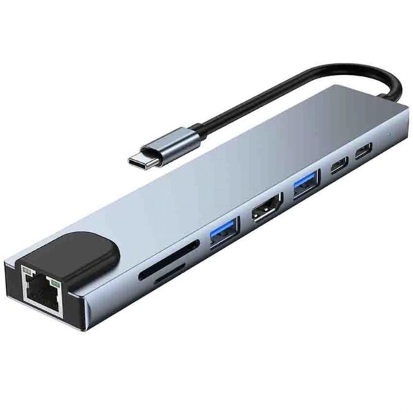 Convertidor tipo C 8 en 1