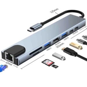 Convertidor Tipo C 8 En 1