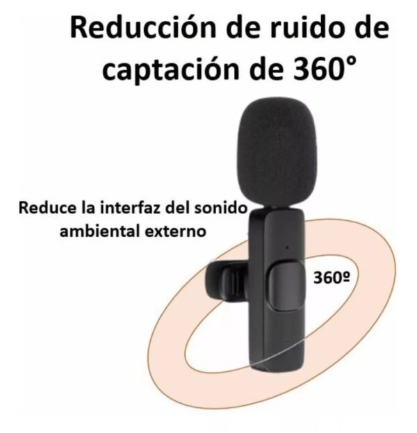 Micrófono Inalámbrico de Solapa