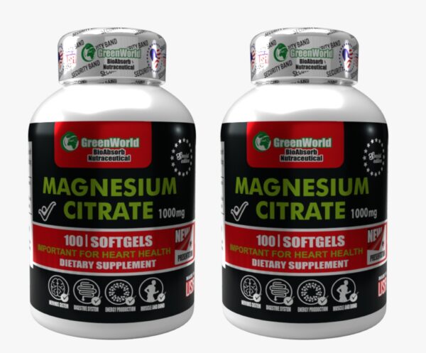 CITRATO DE MAGNESIO GREENWORLD X 2 UND