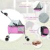 Coche Para Mascotas 4 Ruedas Plegable I
