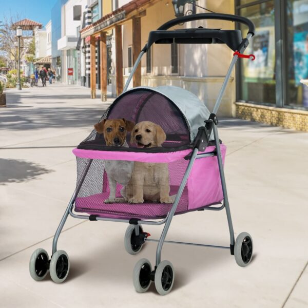 Coche Para Mascotas 4 Ruedas Plegable I
