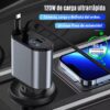 Cargador Carro 4 En 1 Carga de 120W