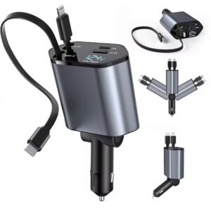 Cargador Carro 4 En 1 Carga de 120W